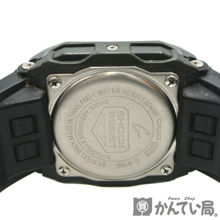 楽天市場】CASIO【カシオ】G-SHOCK ジーショック G-8100-1JF クオーツ 