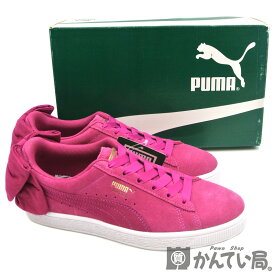 PUMA【プーマ】スウェード BOW スニーカー リボン サイズ：23.5cm レディース【未使用品】USED-SS