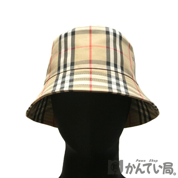 楽天市場】BURBERRY【バーバリー】バケットハット チェック バケハ 