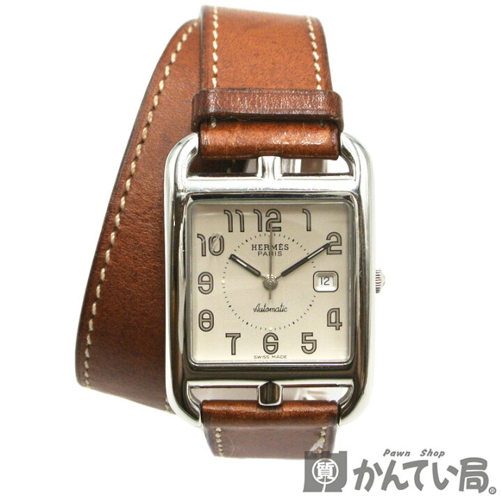 楽天市場】HERMES【エルメス】CL1.710 ケープコッド デイト 自動巻き  