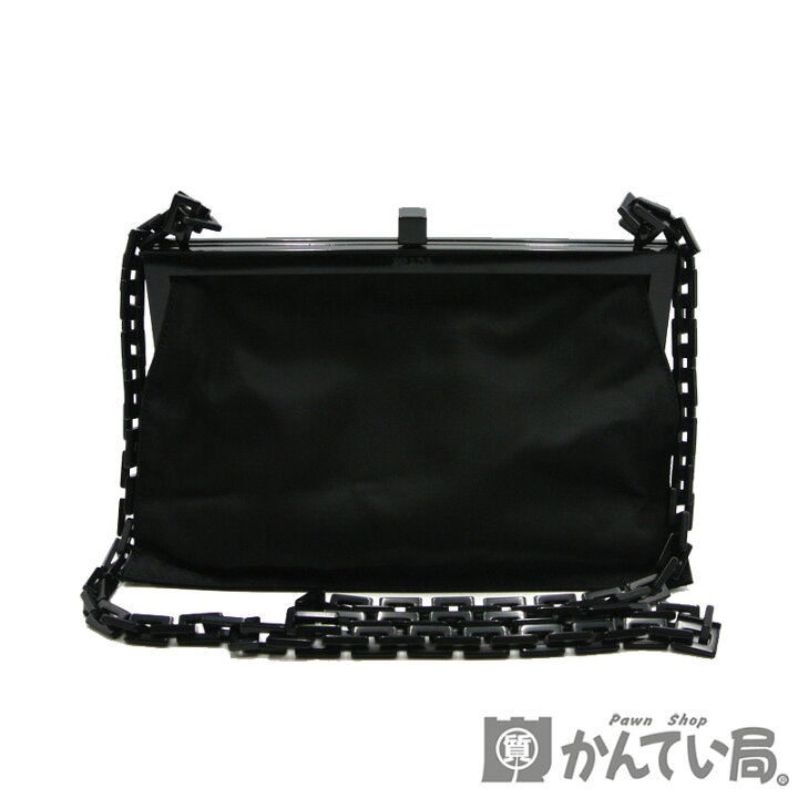 楽天市場】PRADA【プラダ】がま口 ショルダーバッグ ナイロン プラ 