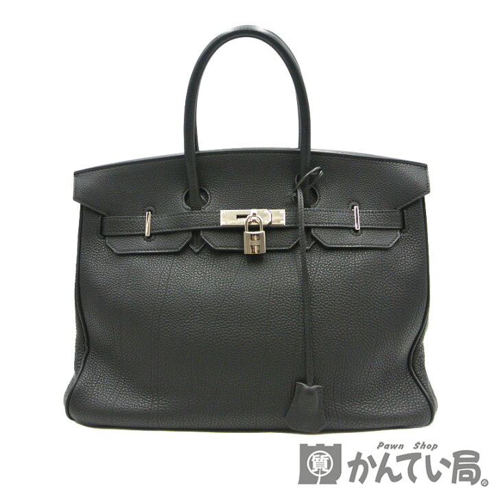 楽天市場】HERMES【エルメス】バーキン35 トゴ シルバー金具 ブラック 