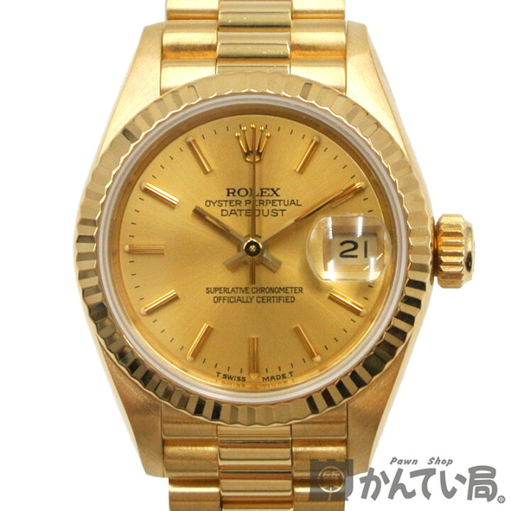 楽天市場】ROLEX【ロレックス】69178 デイトジャスト N番 750 K18 金 