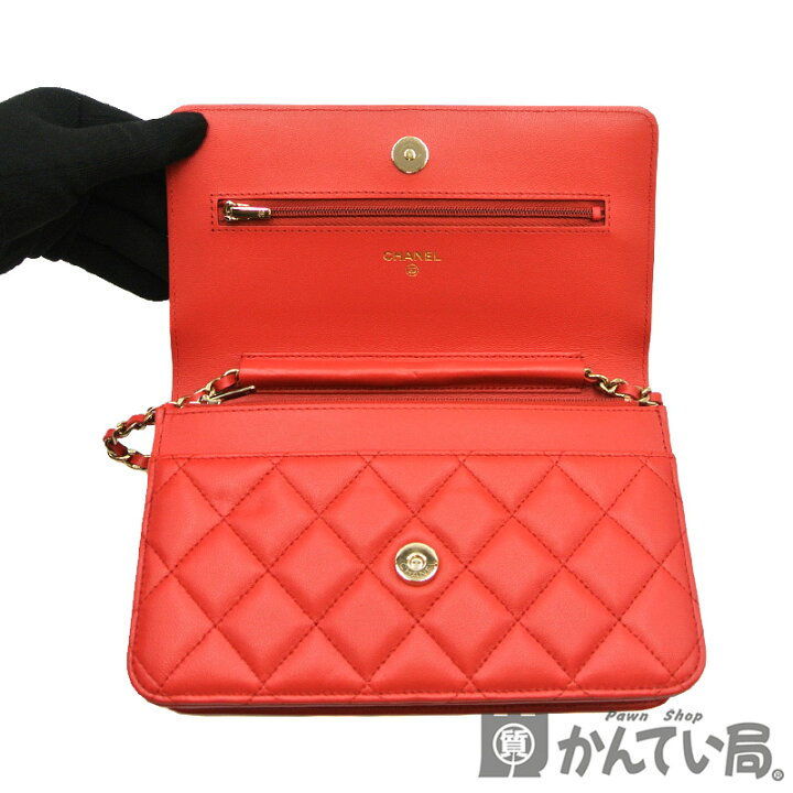 楽天市場】CHANEL【シャネル】マトラッセ チェーンウォレット 