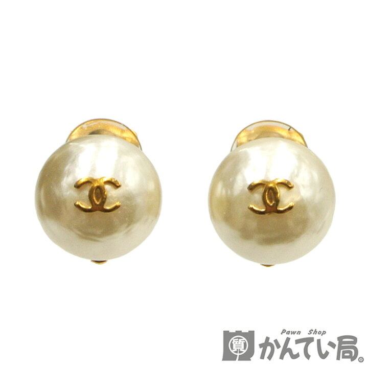 楽天市場】CHANEL【シャネル】イヤリング ココマーク パール ゴールド 