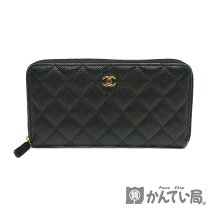 楽天市場】chanel ラウンドファスナー 長財布 黒の通販 