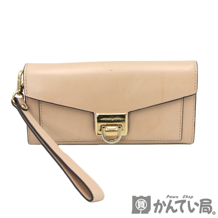 楽天市場】MICHAEL KORS【マイケルコース】長財布 レザー ピンク系 