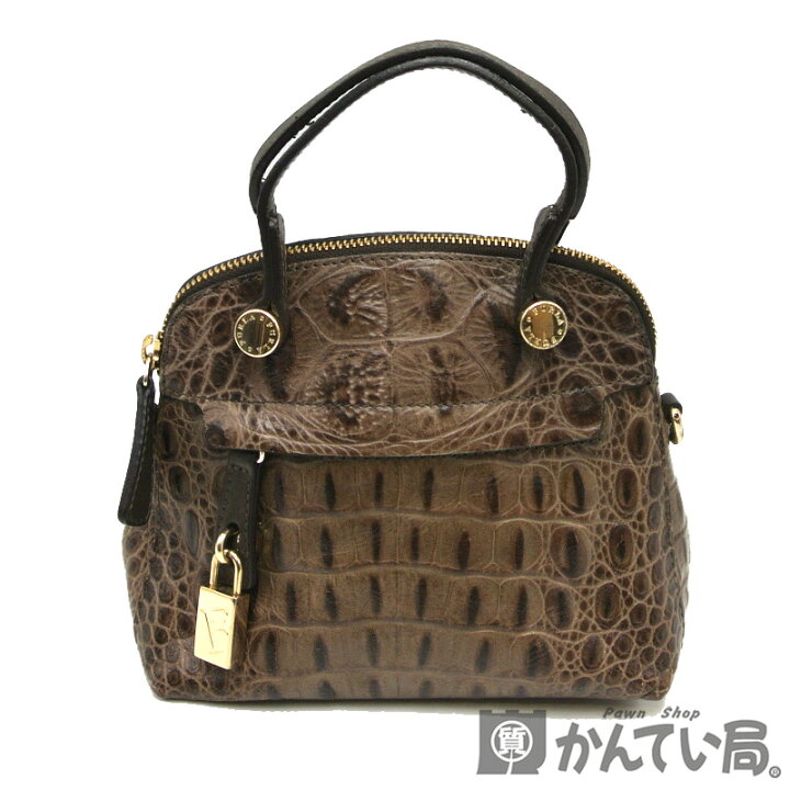 楽天市場】FURLA【フルラ】パイパーミニ ハンドバッグ クロコ型押し 
