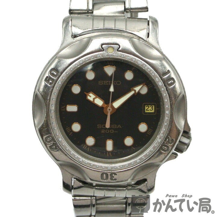 楽天市場】SEIKO【セイコー】SCUBA スキューバ クオーツ 腕時計 SS 