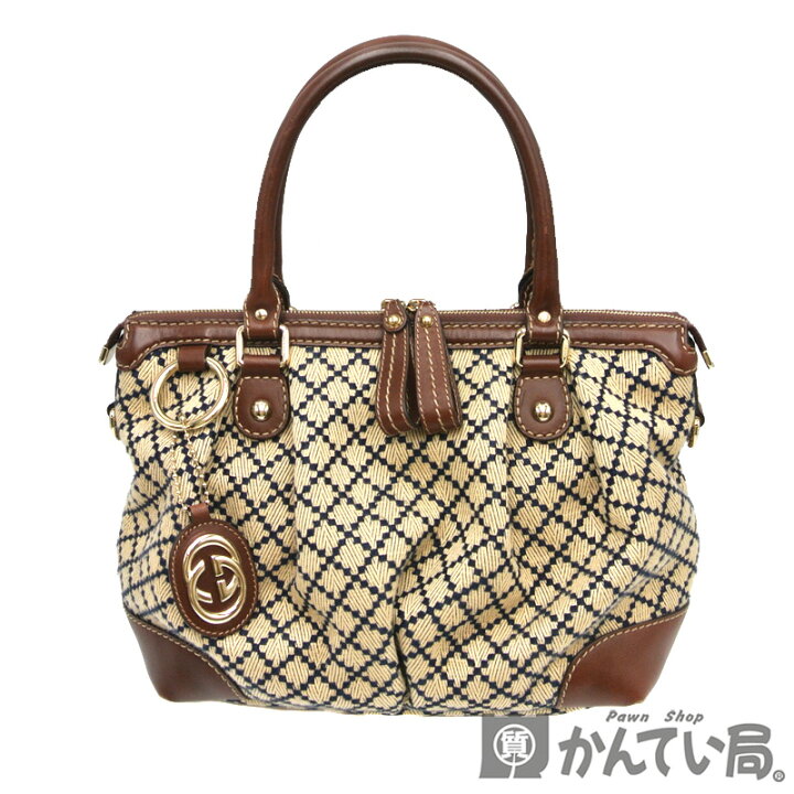 楽天市場】GUCCI【グッチ】ディアマンテ スーキー ハンドバッグ レザー  