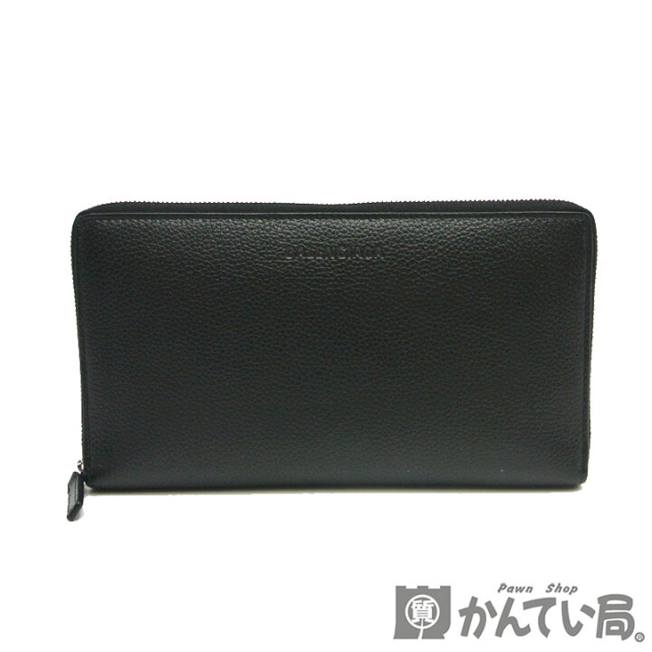 楽天市場】BALENCIAGA【バレンシアガ】ラウンドファスナー長財布 ロゴ 