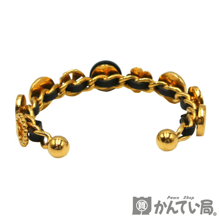 楽天市場】CHANEL【シャネル】ブレスレット バングル 96P コイン ココ 