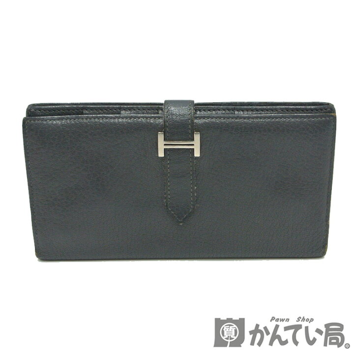 楽天市場】HERMES【エルメス】ベアンスフレ 二つ折り長財布 シェーブル  