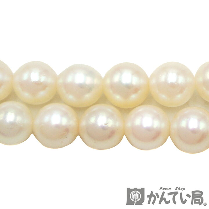 楽天市場】パールネックレス 真珠 約5mm～約8.5mm玉 14K 全長：約46cm 