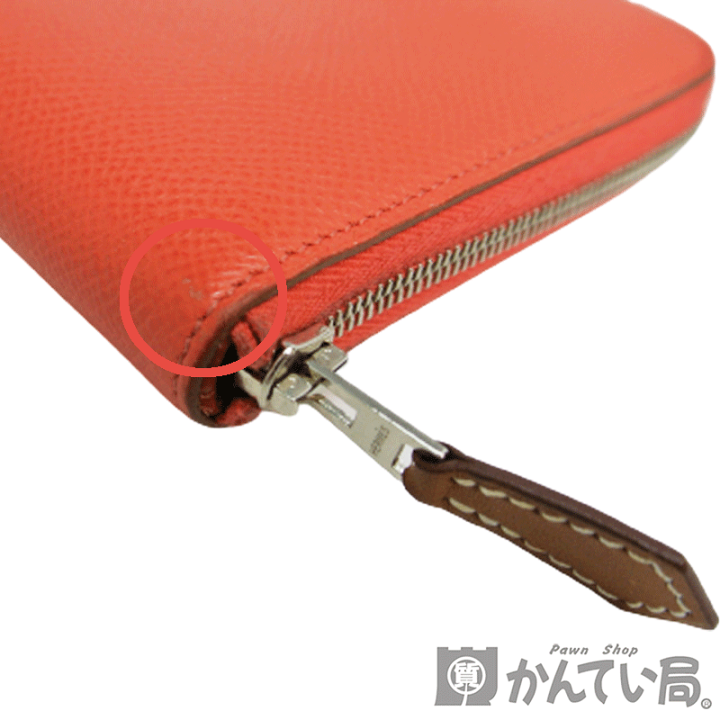 ❤未使用品❤アザップロングシルクイン ローズジャイプール 長財布 エルメス T刻 8513-10.gif