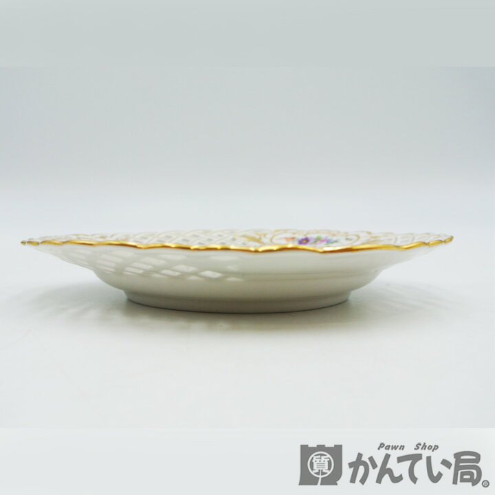 楽天市場】Meissen【マイセン】フラワーブーケ 透かし金彩プレート 