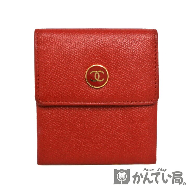 楽天市場】CHANEL【シャネル】コインケース レッド 赤 レザー ココ 