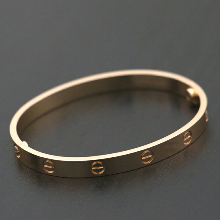 楽天市場】カルティエ【Cartier】【K18PG】新型ラブブレス/18金  