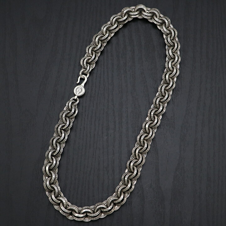 楽天市場】クロムハーツ 【CHROMEHEARTS】ダブルBリングネックレス 