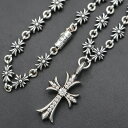 クロムハーツ【CHROMEHEARTS】【保証書付】【ダイヤモンド】【18インチ】TNY E CRS F P/DIA PLS18 / タイニーE/CHプラ…
