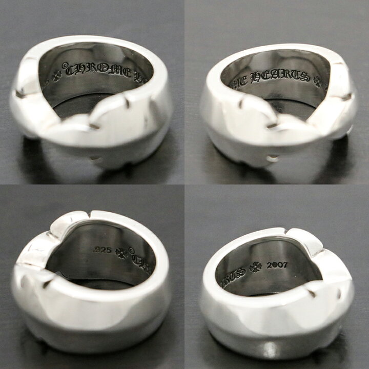 楽天市場】クロムハーツ【CHROMEHEARTS】ダブルフレアニーリング/19号