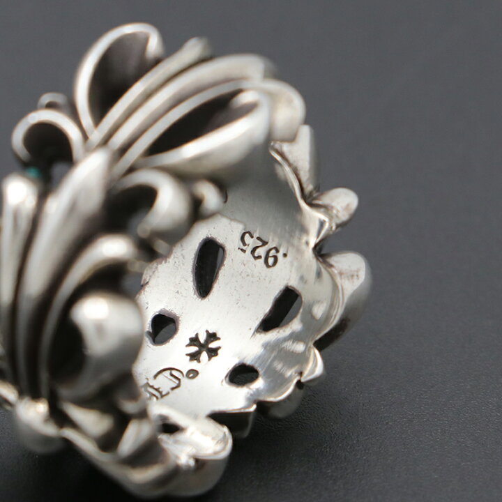 楽天市場】クロムハーツ【CHROMEHEARTS】ダブルフローラルクロスリング 