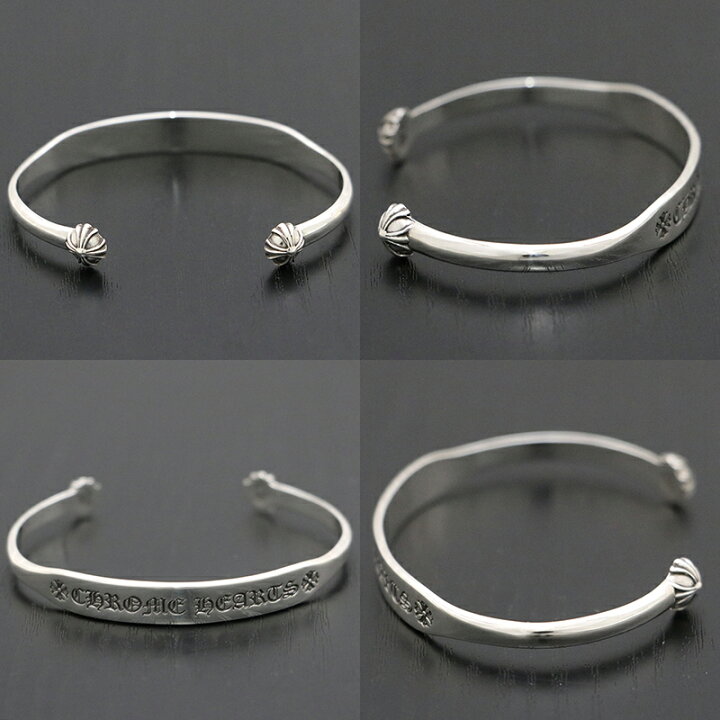 楽天市場】クロムハーツ 【CHROMEHEARTS】フラットCHプラスバングル 