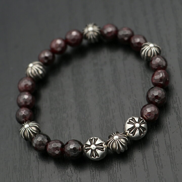 クロムハーツ BEAD ブレスレット 925 18.1g スタックダガー 6mm  