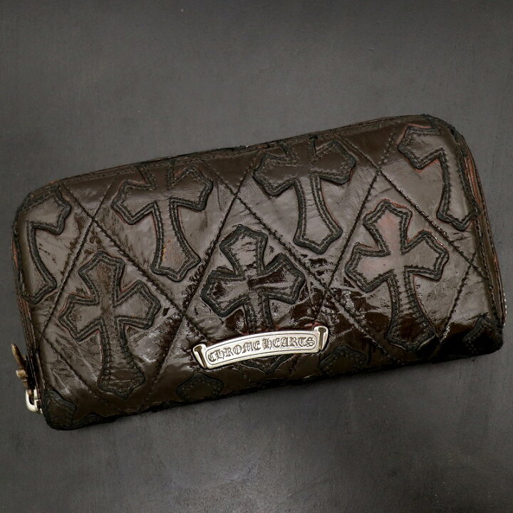 楽天市場】クロムハーツ【CHROMEHEARTS】【保証書付】【パテントレザー  