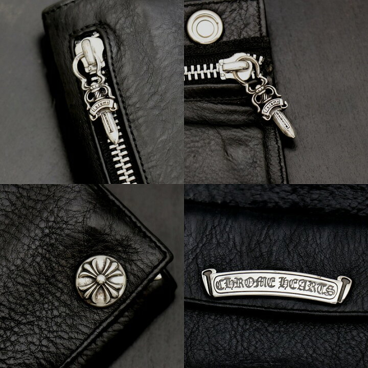 楽天市場】クロムハーツ【CHROMEHEARTS】グリーシーウォレット/ロング  