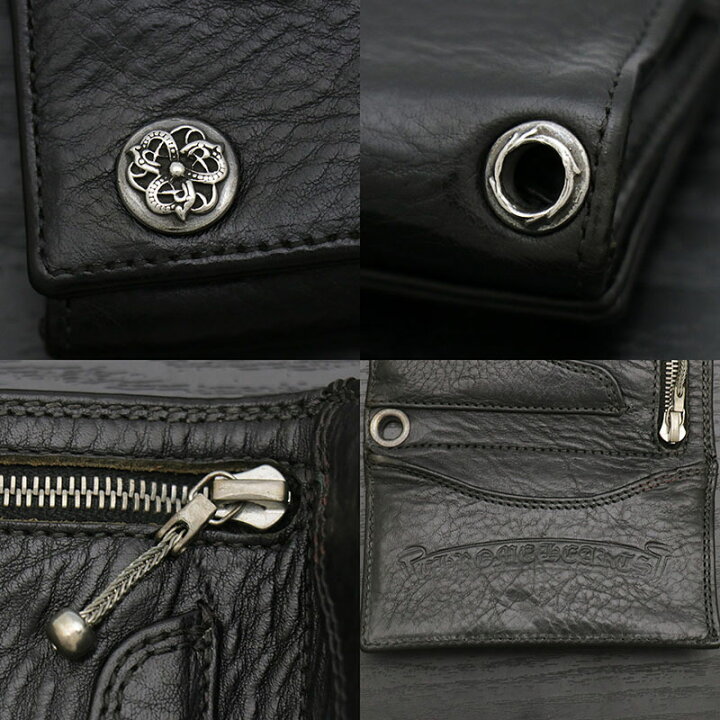 楽天市場】クロムハーツ【CHROMEHEARTS】3フォールドウォレット 