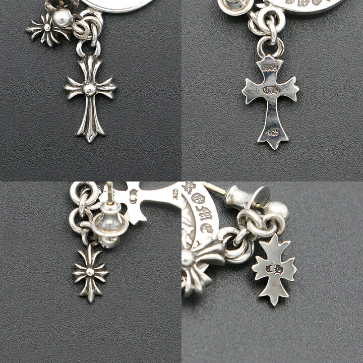 acrobaticnymphets 楽天市場】クロムハーツ 【CHROMEHEARTS】 ER ANGEL MEDAL/エンジェルメダルドロップピアス/ベイビーファット/タイニーE  /8.21g 【中古】122524 : ブランド鑑定団