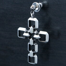 クロムハーツ【CHROMEHEARTS】Gareth Pugh / ガレス・ピュー / クロスモチーフ ドロップ ピアス/4.54g【中古】132806