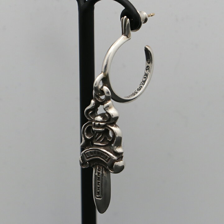 楽天市場】クロムハーツ 【CHROMEHEARTS】ダガー/ フープピアス/7.26g 