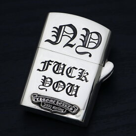 クロムハーツ【CHROMEHEARTS】【NY FUCK YOU】CHクロス / ジッポー / ライター / ニューヨーク限定 / 144.6g 【中古】112094