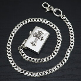 クロムハーツ【CHROMEHEARTS】 CHクロス / クラシックリンクウォレットチェーン / ジッポー / ライター / 275.9g 【中古】112497