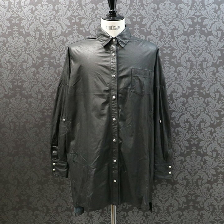 楽天市場】クロムハーツ【CHROMEHEARTS】【保証書付】レザーシャツ  
