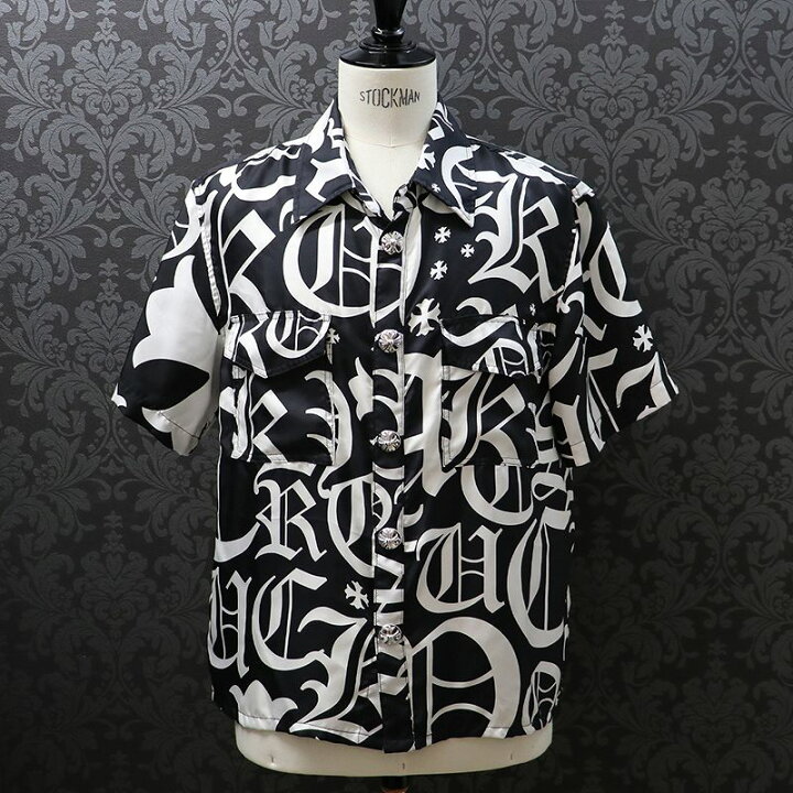 楽天市場】クロムハーツ【CHROMEHEARTS】クロスボタン/総柄シルク 