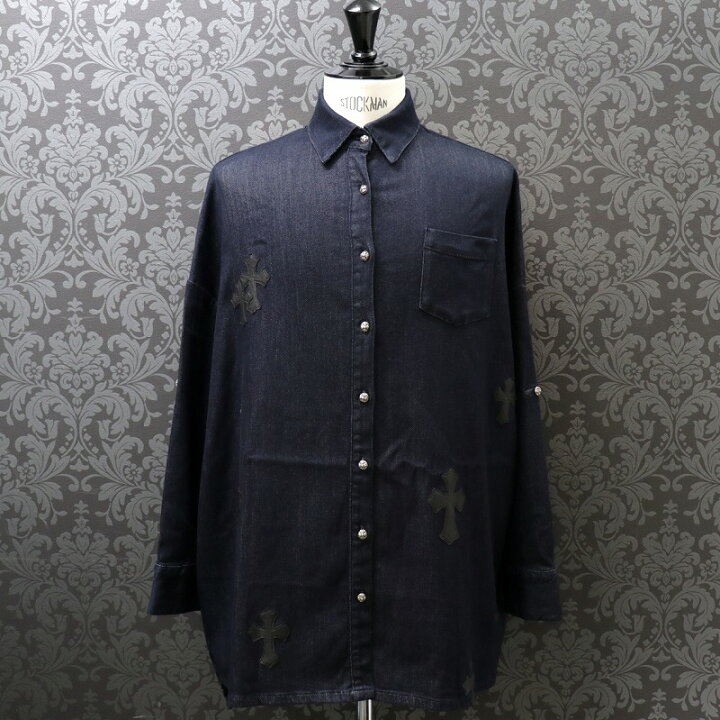 楽天市場】クロムハーツ【CHROMEHEARTS】Mahal Kita Denim Shirt  