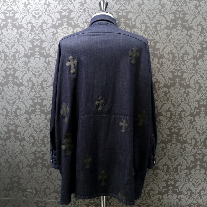 楽天市場】クロムハーツ【CHROMEHEARTS】Mahal Kita Denim Shirt 