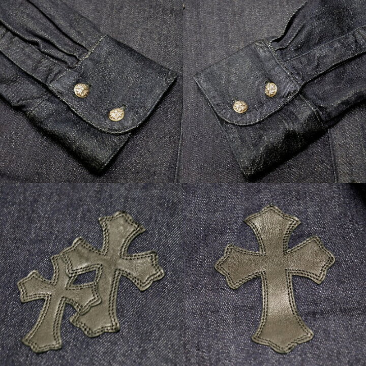 楽天市場】クロムハーツ【CHROMEHEARTS】Mahal Kita Denim Shirt 