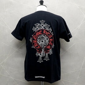 クロムハーツ【CHROMEHEARTS】セメタリークロスプリント/ロゴプリント/Tシャツ/ブラック/Lサイズ【中古】12960