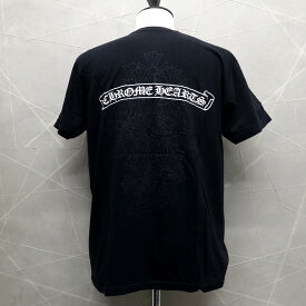 クロムハーツ【CHROMEHEARTS】セメタリークロスプリント/ロゴプリント/Tシャツ/ブラック/Lサイズ【中古】132778