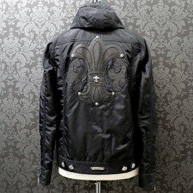 クロムハーツ【CHROMEHEARTS】DEGENERATE/パーカー/ナイロンジャケット/BSフレアパッチ/ダガージップ/Mサイズ【中古】12656