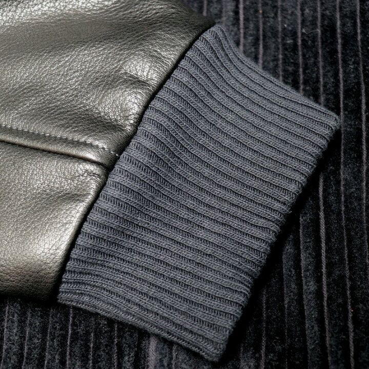 クロムハーツ CHROMEHEARTS Letterman Jacket レターマンジャケット ブルゾン スタジャン レザー切替 レザーパッチ クロスボールボタン チョンパー Mサイズ 中古 121139 ブランド鑑定団