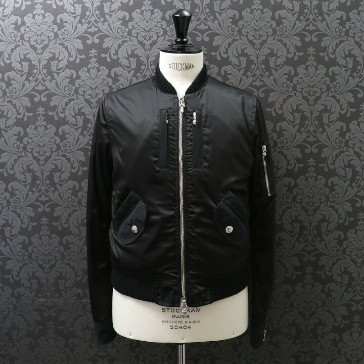 楽天市場】クロムハーツ【CHROMEHEARTS】UNCLE VJ STN PLS STP/MA-1 