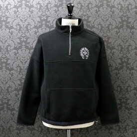 クロムハーツ【CHROMEHEARTS】YKT U DETENTION HDPL FLC/フリース/ハーフジップ/ダガージップ/レースストッパー/Mサイズ【中古】12775