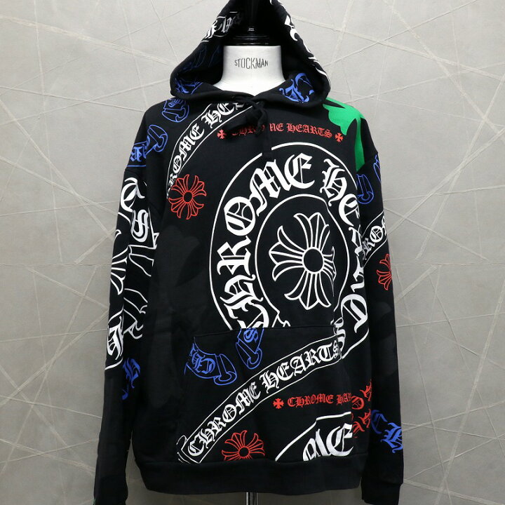 楽天市場】クロムハーツ【CHROMEHEARTS】【STENCIL HOODIE】総柄 