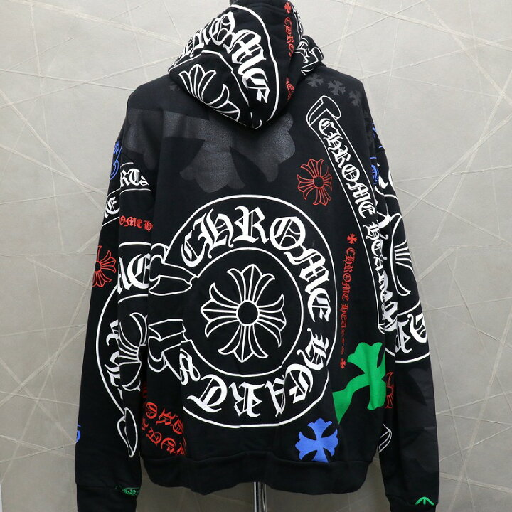 楽天市場】クロムハーツ【CHROMEHEARTS】【STENCIL HOODIE】総柄  