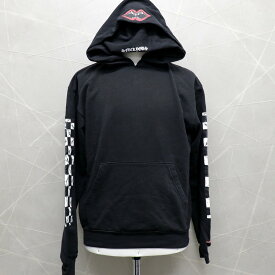 クロムハーツ【CHROMEHEARTS】ダブルフード/matty boy/マティボーイ/グラフィックプリントパーカー/チョンパーパッチ/スクロールラベルプリント/Mサイズ【中古】133041